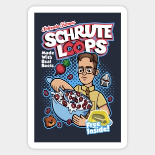 Schrute Loops Dwight Schrute Cereal Magnet